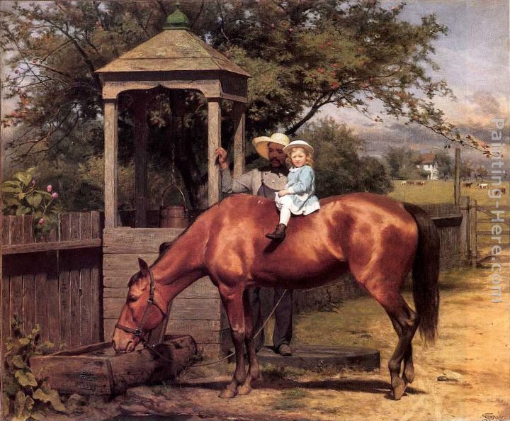 Seymour Joseph Guy Equestrian portrait
